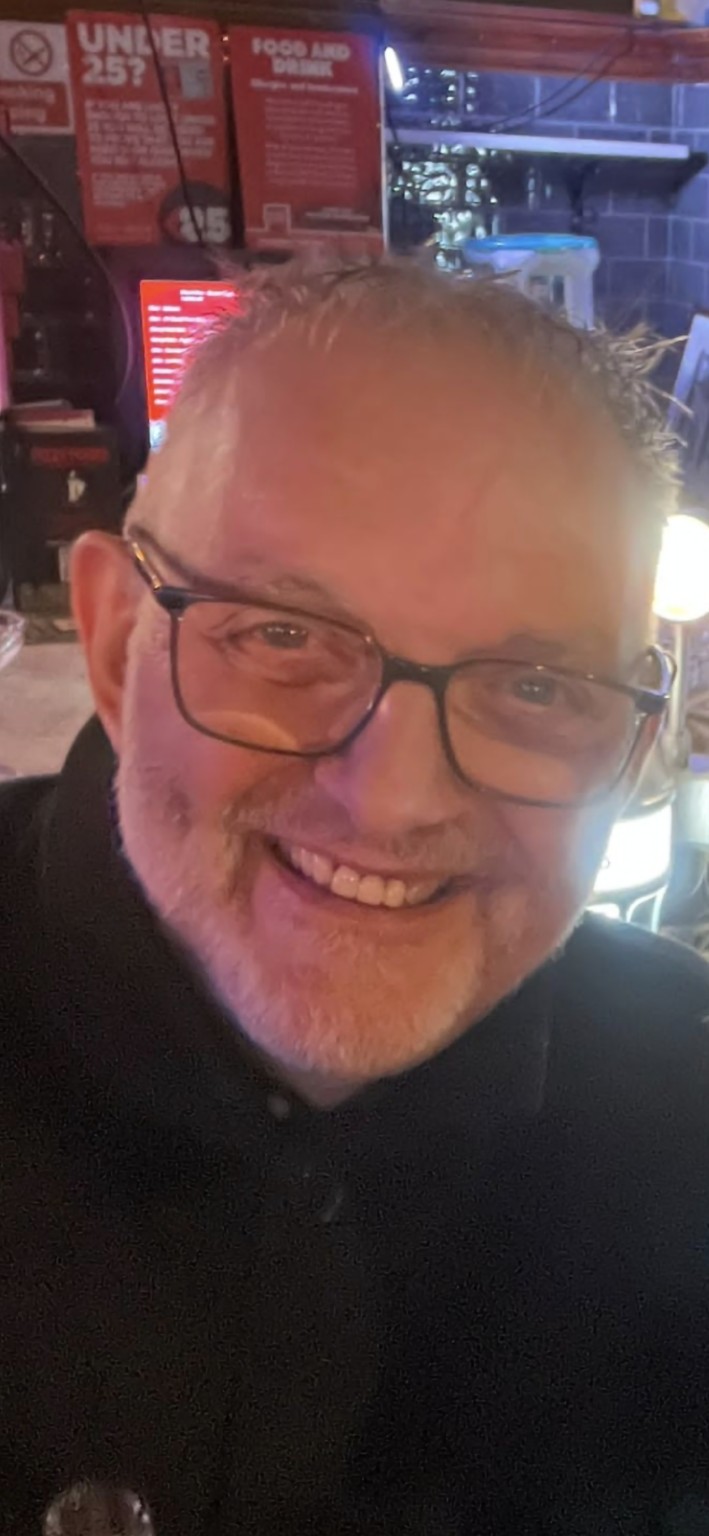 Genuine photograph of author Steve Hodgson