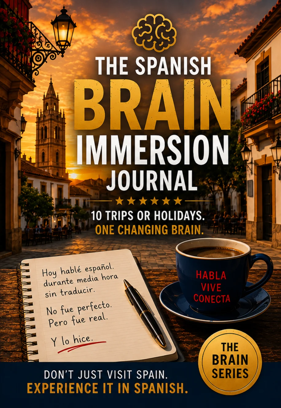 Original front cover of Spanish Brain: Immersion Journal