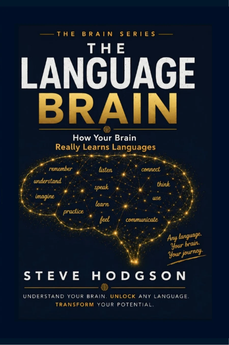 Original front cover of The Language Brain